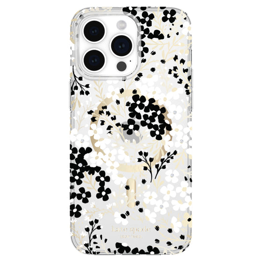 KATE SPADE Protective Case Mag for iPhone 15 Pro Max - Multi Floral Black