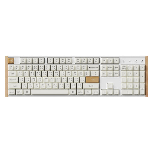 คีย์บอร์ด Keychron K10 HE Wireless Magnetic Switch สีขาว พลังแม่เหล็กตอบสนองไว เชื่อมต่อไร้สาย ใช้งานสะดวก เหมาะสำหรับงานและเกม