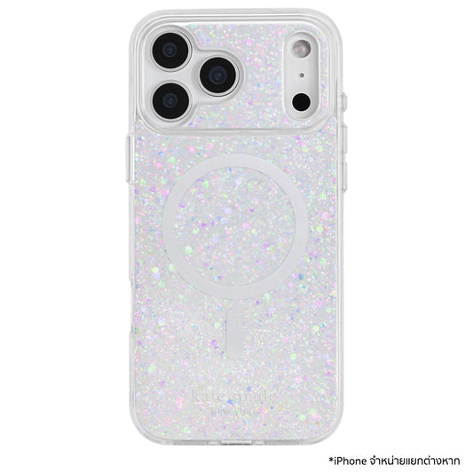 เคส iPhone 17 Pro Max Kate Spade Prints MagSafe ลาย Chunky Glitter Iridescent แวววาว