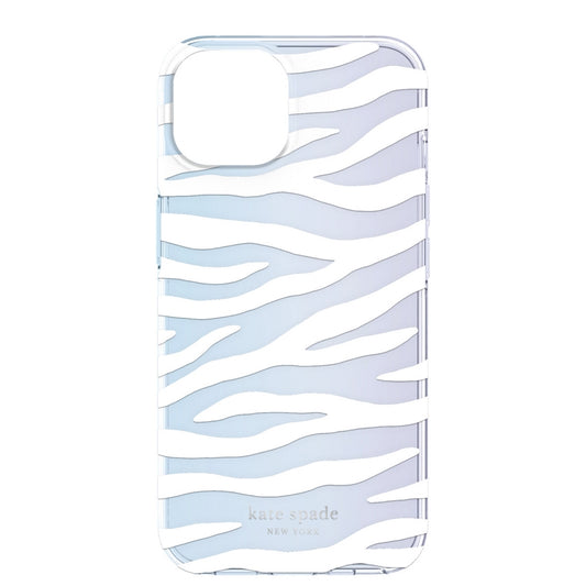 KATE SPADE Protective Hardshell Case for iPhone 14 - White Zebra