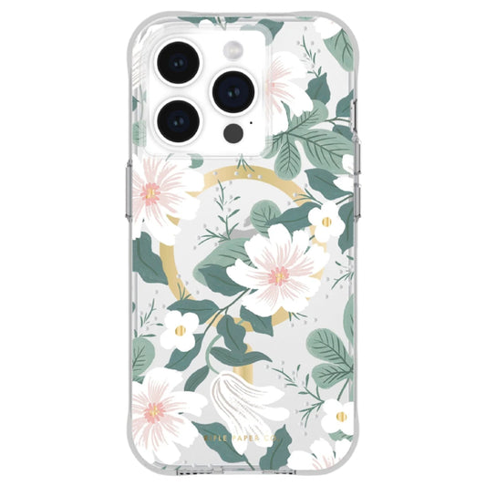 เคสแฟชั่น Case Mate Rifle Paper รองรับ MagSafe สำหรับ iPhone 15 Pro Max ลาย Willow