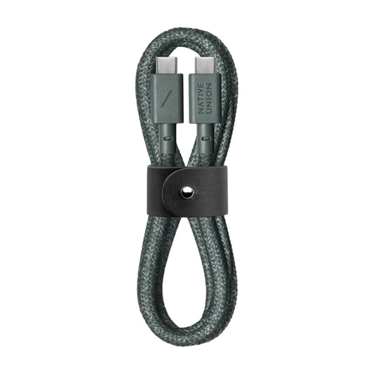 Nativeunion Belt Cable C to C 1.2M - Slate Green