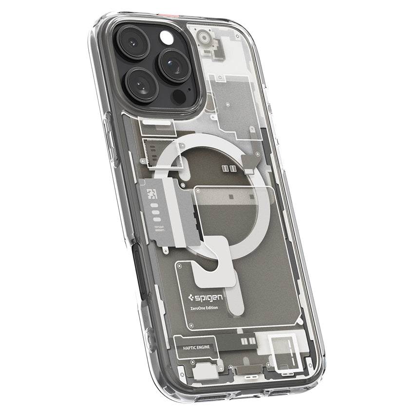 SPIGEN Ultra Hybrid Magfit Case for iPhone 16 Pro Max - Zero One Natural Titanium