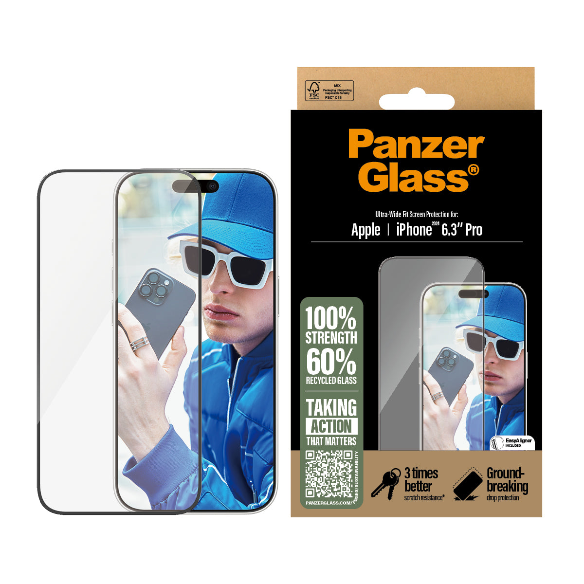 Panzerglass Bundle Set for iPhone 16 Pro