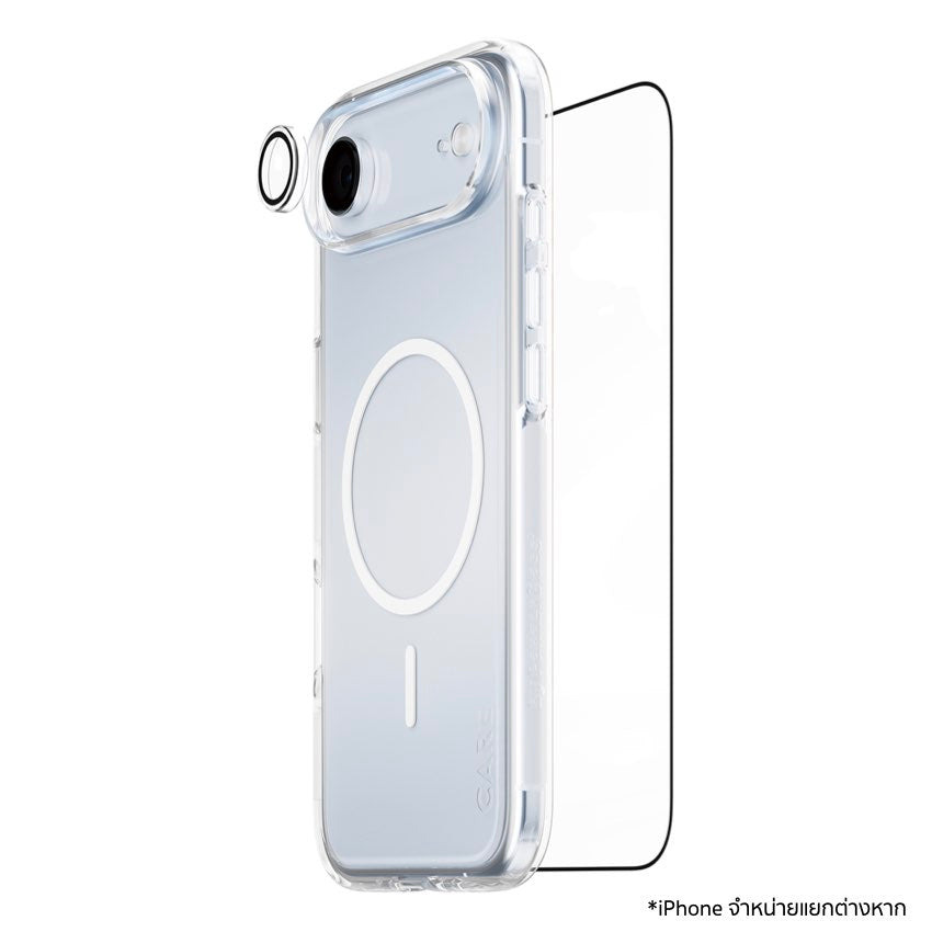 PanzerGlass Urban Explorer เคสใสรีไซเคิล พร้อมกระจกกันรอย และฟิล์มเลนส์กล้อง