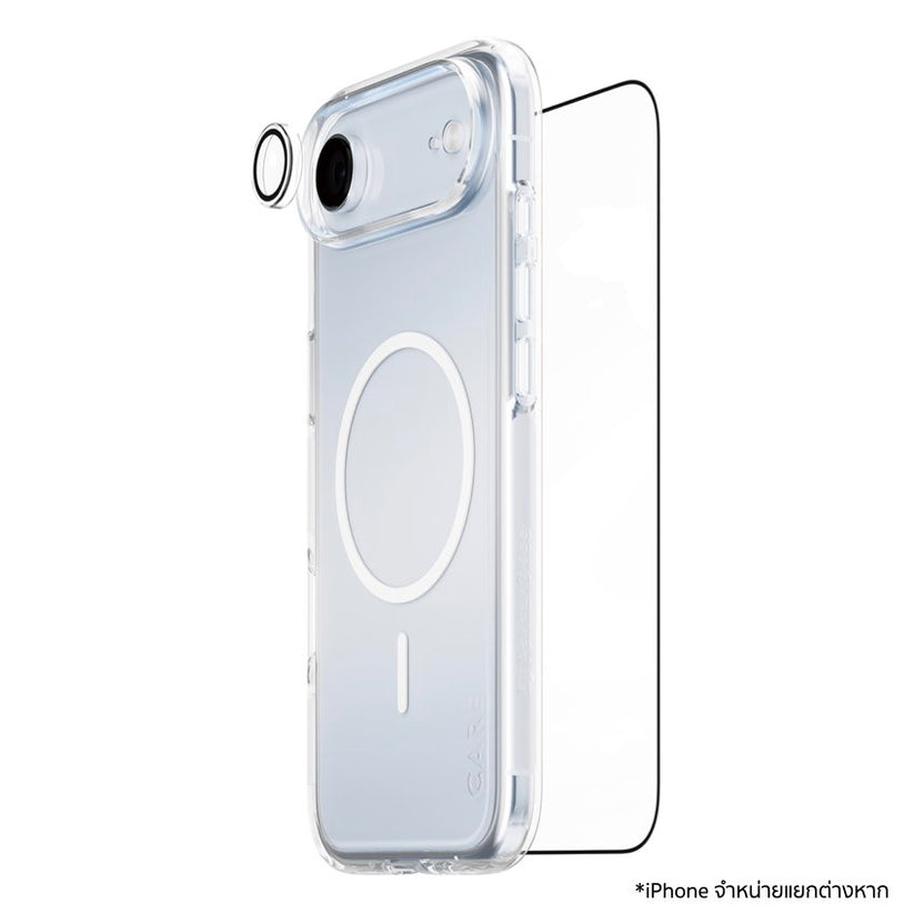 PanzerGlass Urban Explorer เคสใสรีไซเคิล พร้อมกระจกกันรอย และฟิล์มเลนส์กล้อง