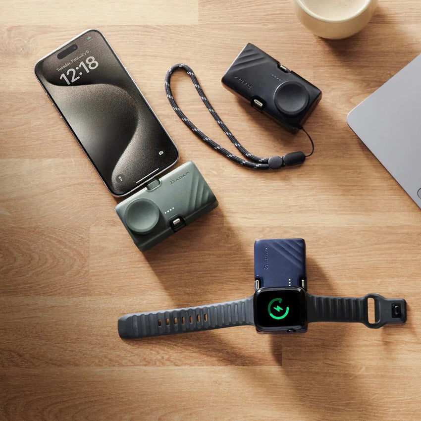 Adam Element GRAVITY 3 Foldable 3 in 1 Power Bank 5K- Green