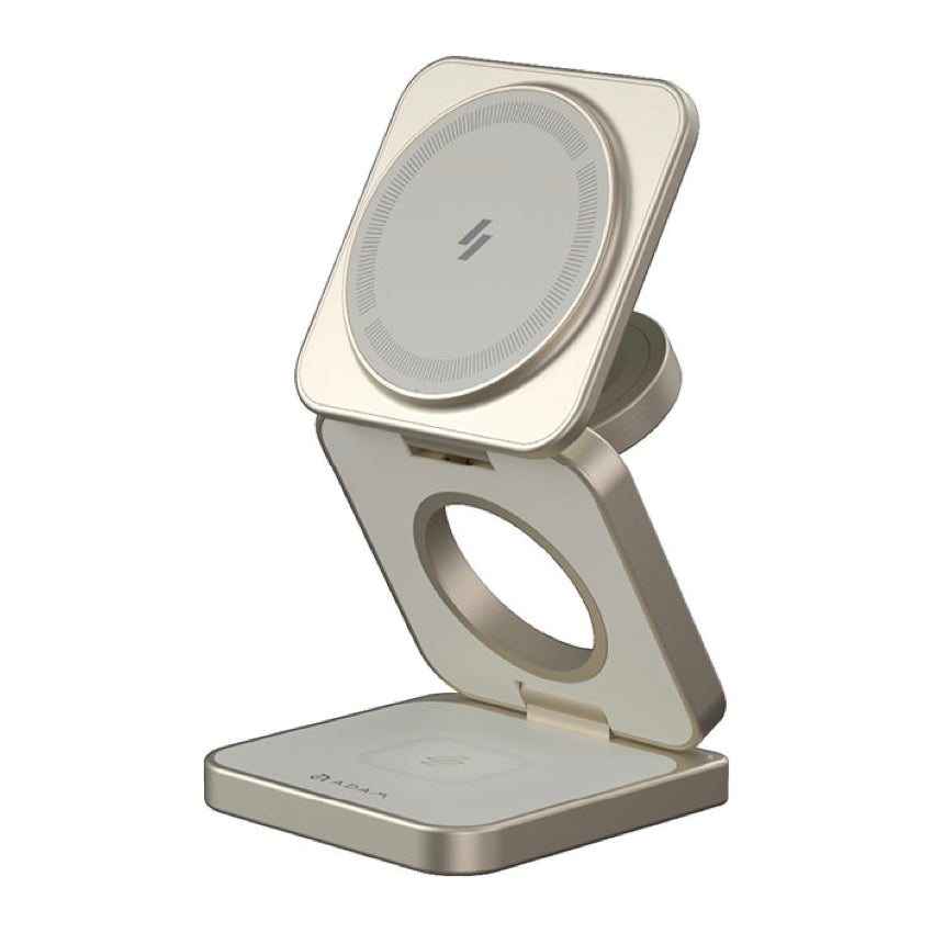 แท่นชาร์จไร้สาย Adam Element Mag 3 Pro Qi2 สี Titanium จากแบรนด์ ADAM ELEMENT