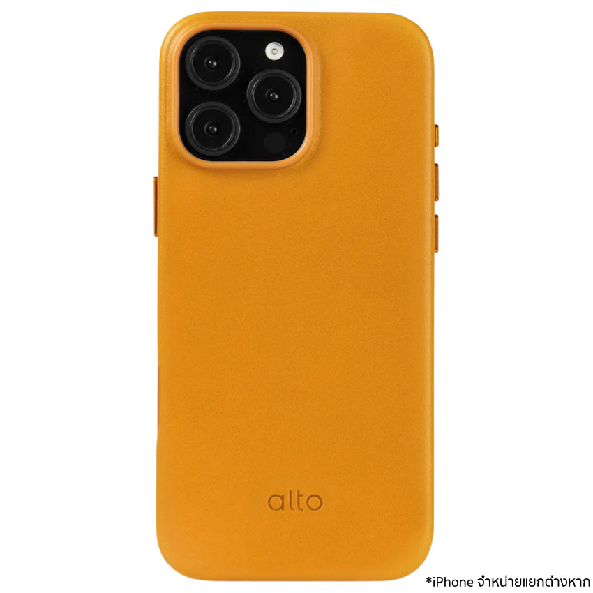 เคสกันกระแทก iPhone 16 Pro Max Alto Clop Leather Magnetic สี Caramel