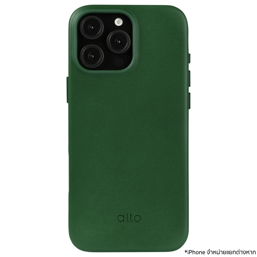 เคสกันกระแทก iPhone 16 Pro Max Alto Clop Leather Magnetic สี Forest