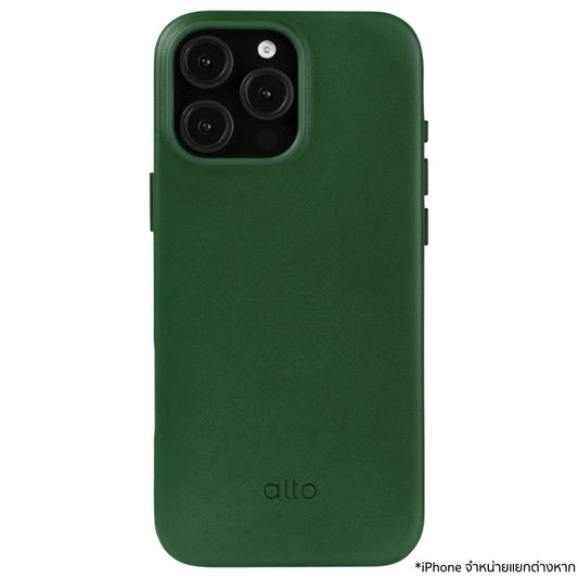 เคสกันกระแทก iPhone 16 Pro Max Alto Clop Leather Magnetic สี Forest