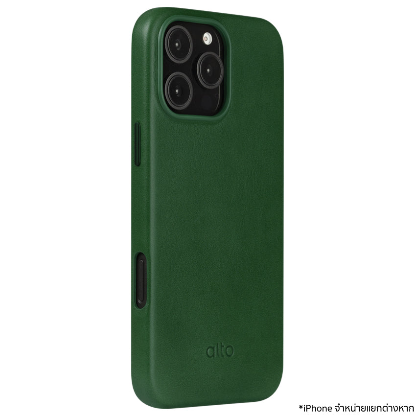 เคสกันกระแทก iPhone 16 Pro Max Alto Clop Leather Magnetic สี Forest