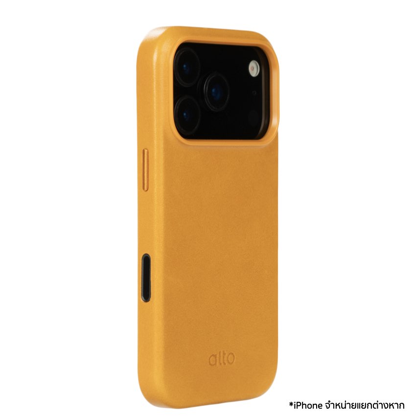 เคส iPhone 17 Pro ALTO Clop หนังแท้ฟูลเกรน พร้อมระบบแม่เหล็ก MagSafe