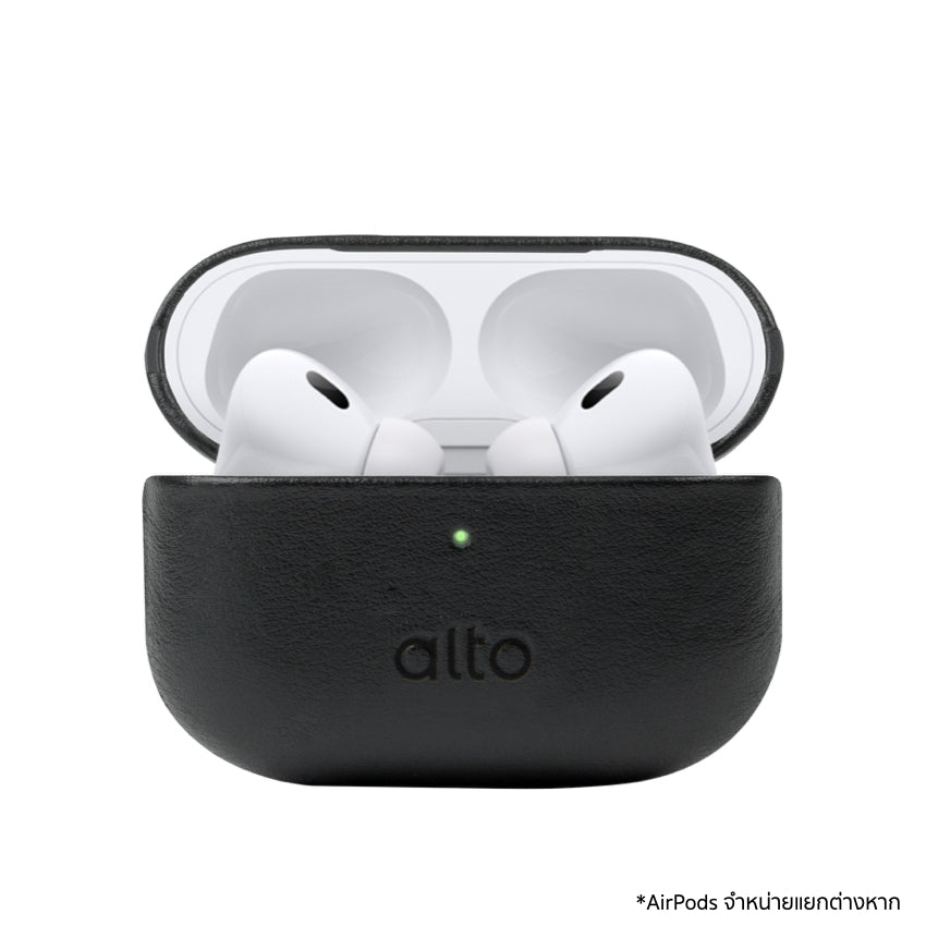 เคสกันกระแทก Alto Leather สำหรับ AirPods Pro รุ่นที่ 2 สี Raven