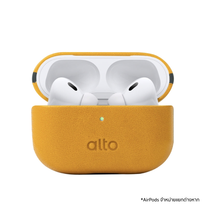 เคสกันกระแทก Alto Leather สำหรับ AirPods Pro รุ่นที่ 2 สี Caramel