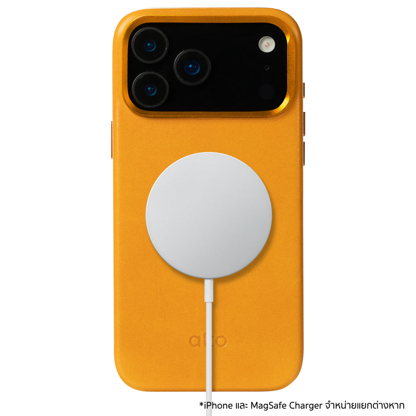 เคสหนัง Uplop Magnetic/Stand สำหรับ iPhone 17 Pro Max สี Caramel รองรับ MagSafe แบรนด์ ALTO