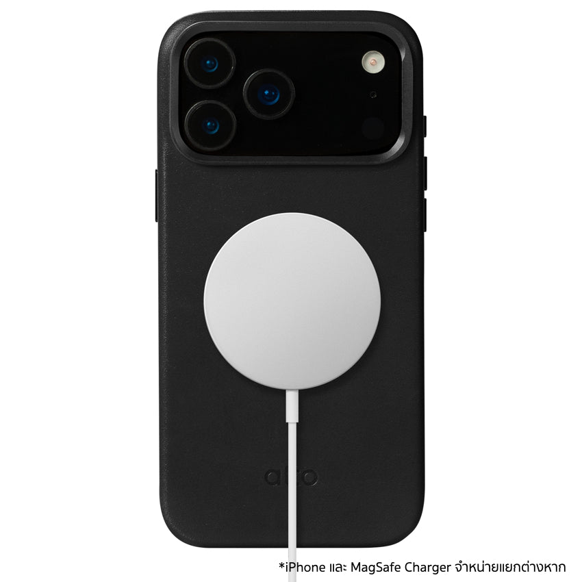 เคสหนัง Uplop Magnetic/Stand สำหรับ iPhone 17 Pro Max สี Raven รองรับ MagSafe แบรนด์ ALTO