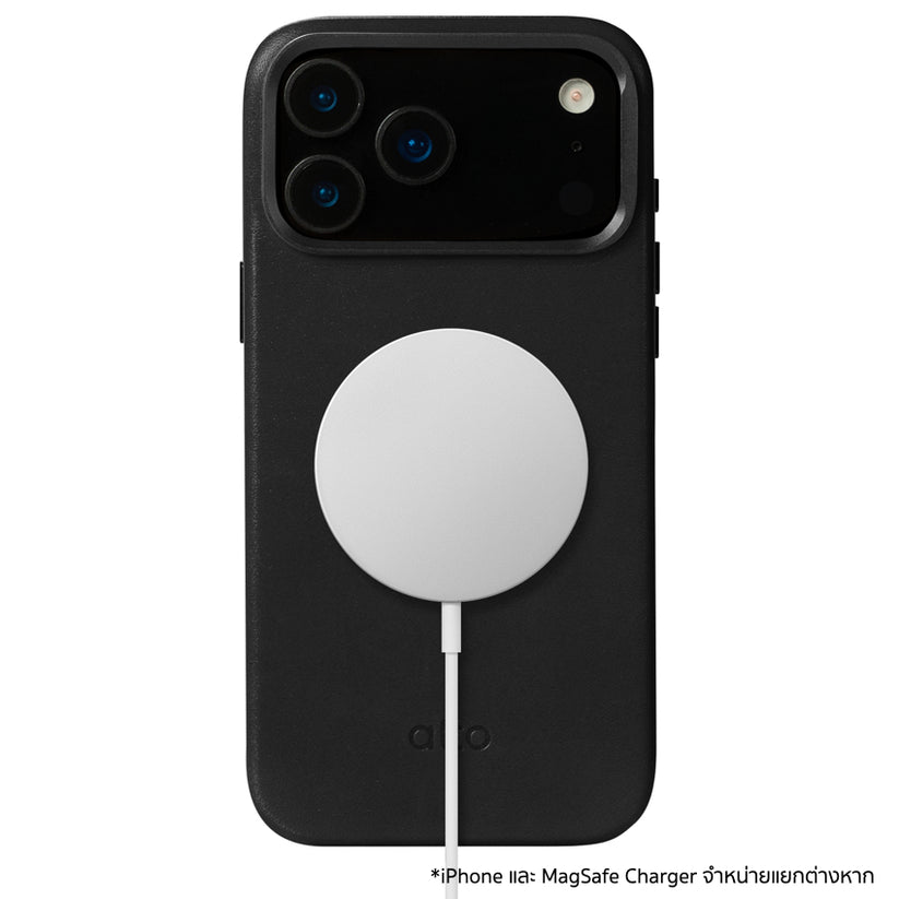 เคสหนัง Uplop Magnetic/Stand สำหรับ iPhone 17 Pro Max สี Raven รองรับ MagSafe แบรนด์ ALTO
