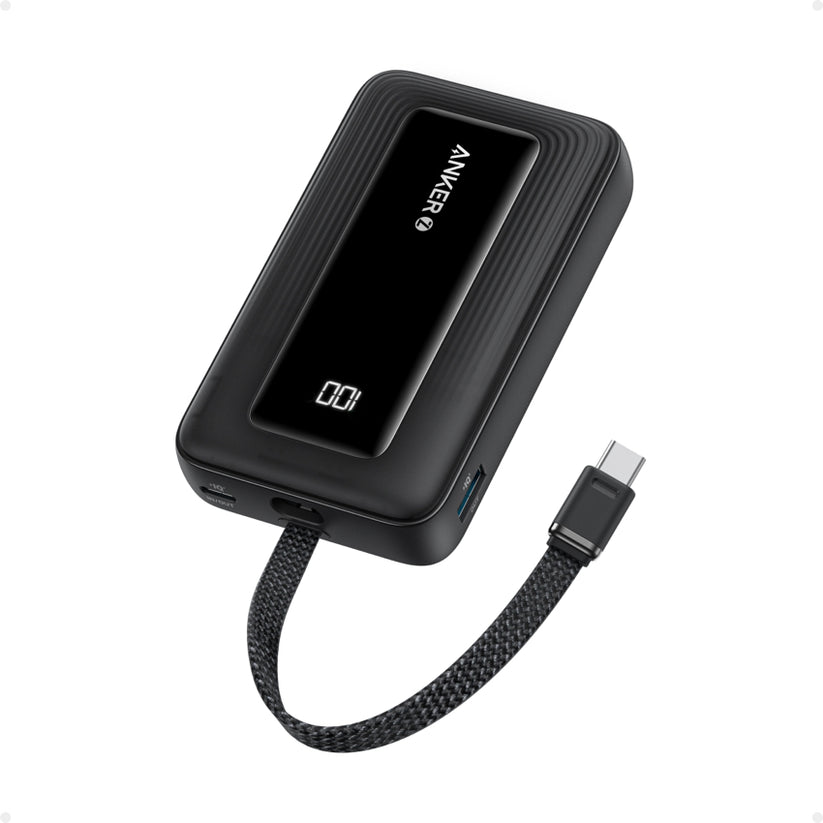 แบตเตอรี่สำรองพกพา Anker Zolo Power Bank สี Black 30 วัตต์ ความจุ 10,000 mAh (สาย USB-C)