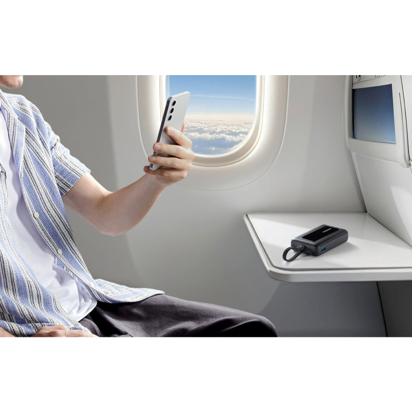 แบตเตอรี่สำรองพกพา Anker Zolo Power Bank สี Black (สาย USB-C)