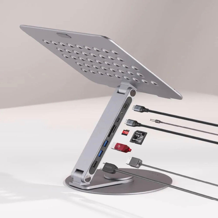 Adam Element CASA HUB 360 USB-C 8-in-1 Aluminum Foldable Stand Hub