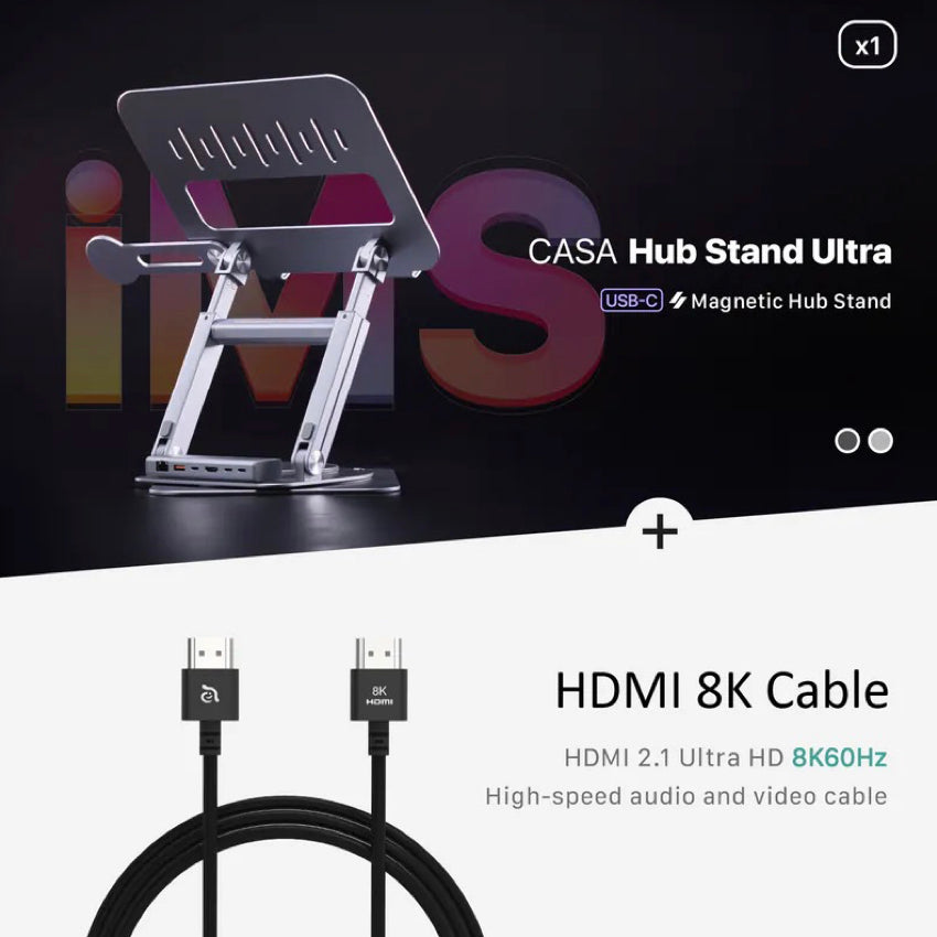 Adam Element CASA Hub Stand Ultra USB-C Magnetic Hub Stand