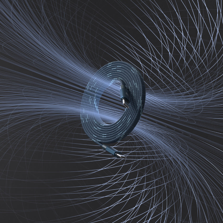 Adam Element Casa C to C Magnetic Flat Cable 60W 2M - Blue