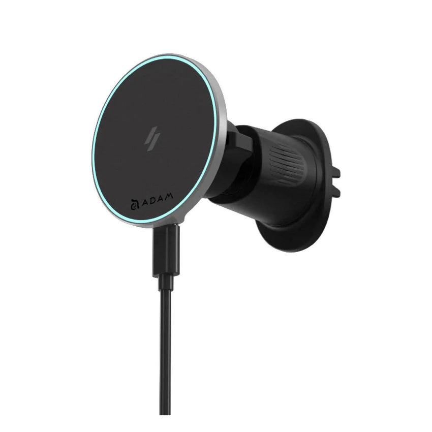 แท่นชาร์จไร้สายในรถยนต์แบบแม่เหล็ก Adam Element CQ1 รองรับ Qi2