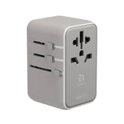 Adam Element OMNIA T35L Universal Travel Adapter with Built-In USB-C Cable 35W-Gray