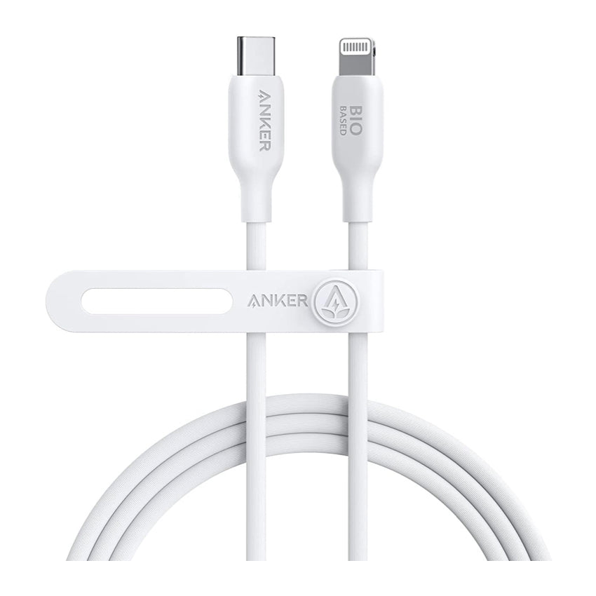 สายชาร์จ Anker 542 USB-C to Lightning (Bio-Based) ยาว 90 ซม สี White