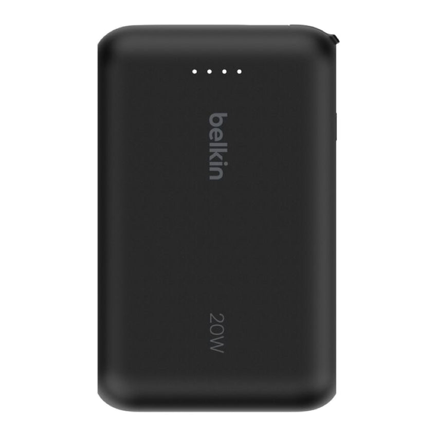 BELKIN BOOST CHARGE Power Bank 10K with built in cable-Black