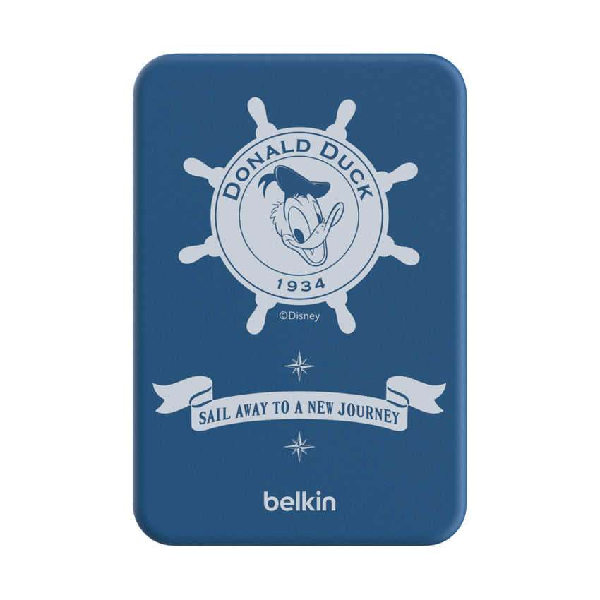 Belkin BOOST CHARGE Magnetic 7.5W Wireless Power Bank 5K with Kickstand-Donald Duck