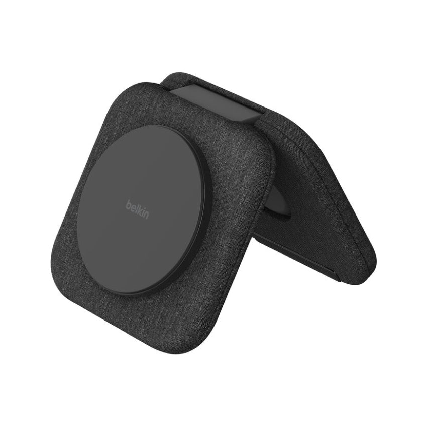 แท่นชาร์จไร้สาย Belkin BoostCharge Pro 2 in 1 สี Black รองรับโหมด StandBy แบรนด์ BELKIN