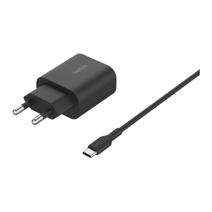 Belkin BOOST CHARGE Qi2 3-in-1 Magnetic Foldable Wireless Charger- Black