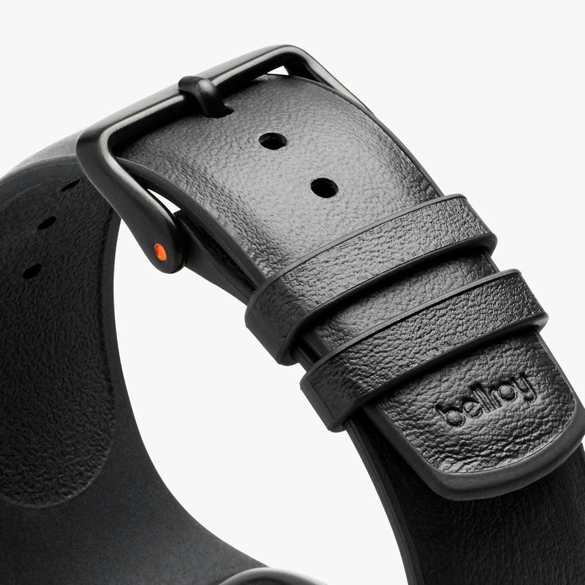สาย Apple Watch Strap Second Edition สี Black (ขนาดใหญ่) หัวเข็มขัดใช้งานง่าย จากแบรนด์ BELLROY