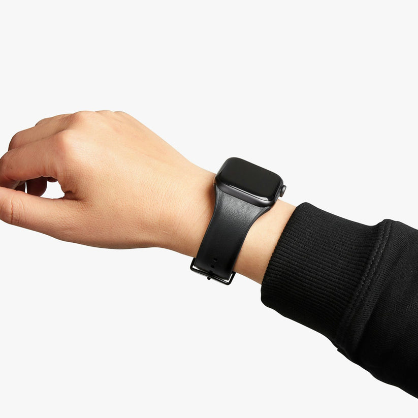 สาย Apple Watch Strap Second Edition สี Black (ขนาดใหญ่) สวมใส่สบายข้อมือ จากแบรนด์ BELLROY