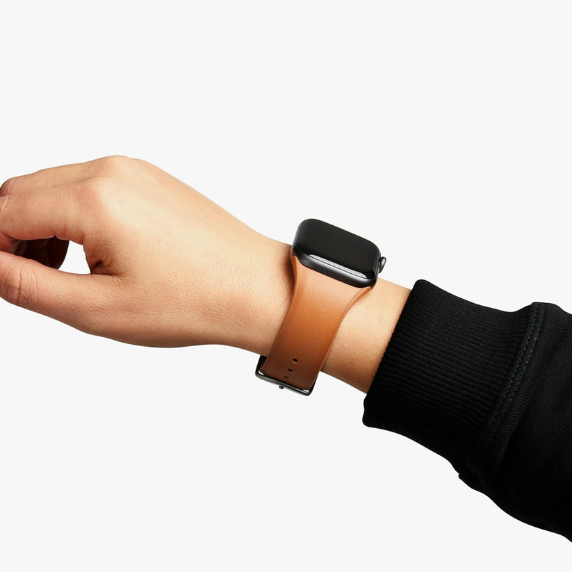 สาย Apple Watch Strap Second Edition สี Terracotta (ขนาดใหญ่) สวมใส่สบายข้อมือ จากแบรนด์ BELLROY