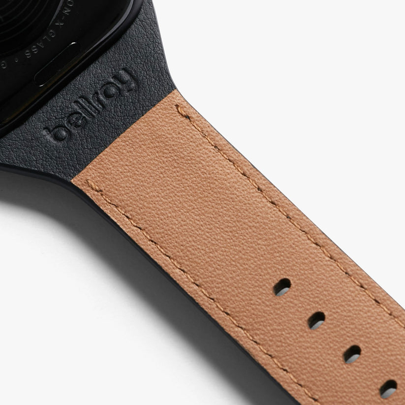สายนาฬิกา Classic Watch Strap สี Black (ขนาดใหญ่) ทนทานนํ้า และ เหงื่อ จากแบรนด์ BELLROY