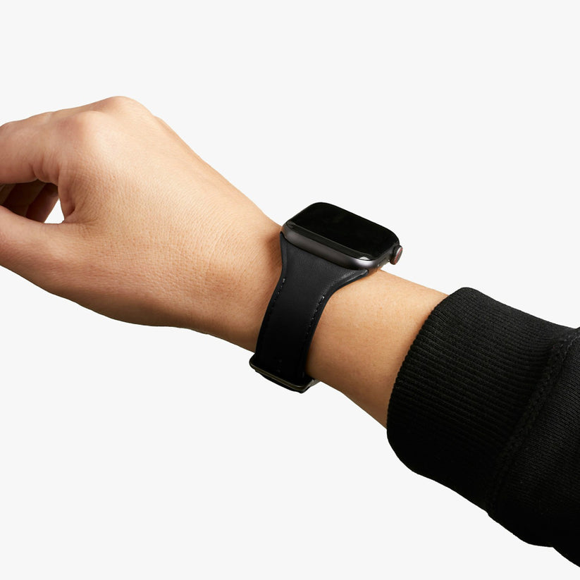 สายนาฬิกา Classic Watch Strap สี Black (ขนาดใหญ่) สวมใส่สบาย จากแบรนด์ BELLROY