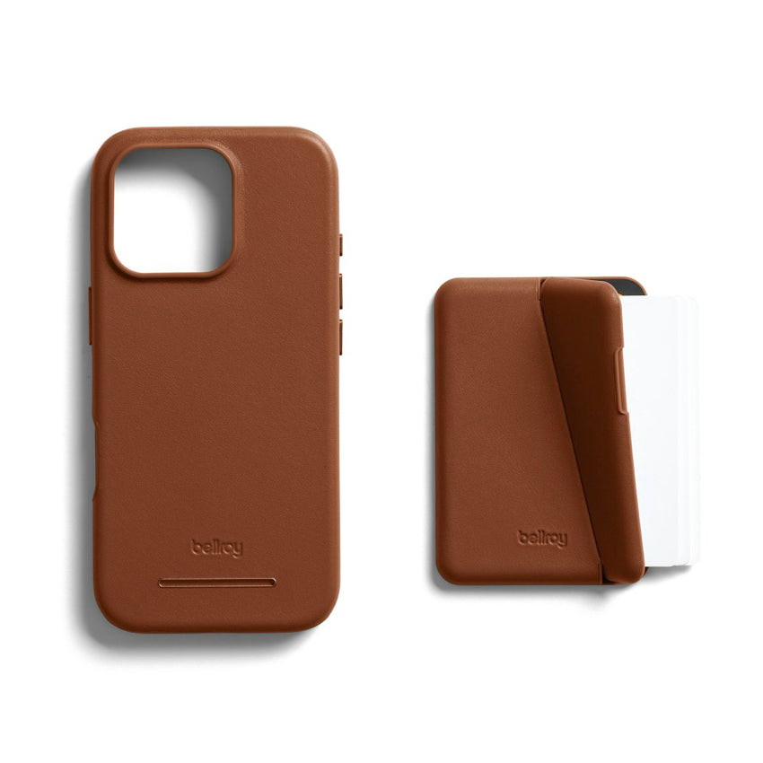 เคสหนัง iPhone 16 Pro Max Bellroy Mod Phone + Wallet สี Sienna