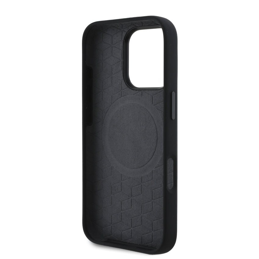 BMW M Mag Liquid Silicone Case for iPhone 16 Pro - Black