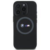 เคสไอโฟน M Mag Liquid Silicone สำหรับ iPhone 16 Pro Max สี Black แบรนด์ BMW