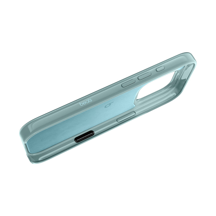 เคสไอโฟน Beats Hard รองรับ MagSafe สำหรับ iPhone 16 Pro - Riptide Blue ดีไซน์ทนทาน แบรนด์ BEATS BY DR.DRE
