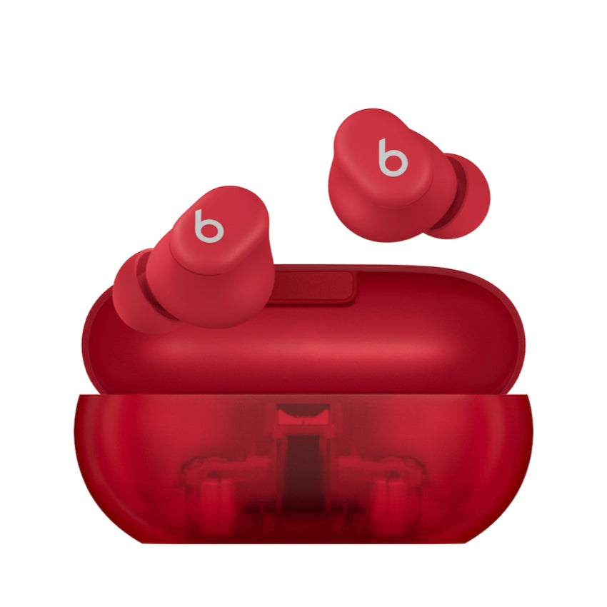 Beats Solo Buds True Wireless Earbuds - Transparent Red