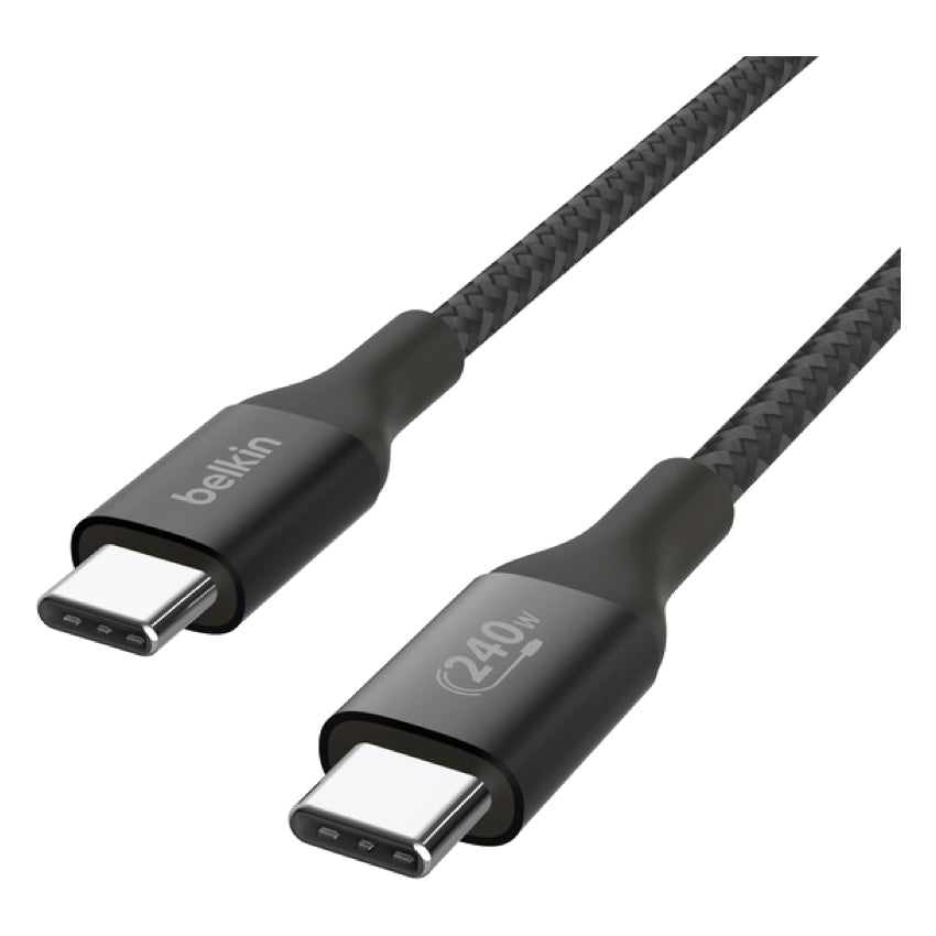 สายชาร์จ Belkin Boost Charge USB-C to USB-C 240 วัตต์ 1 เมตร สีดำ