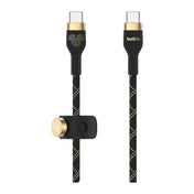 Belkin BOOST CHARGE Pro Flex Double-Braided Silicone USB-C to C 2M-Black-Mickey and Friends