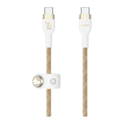 Belkin BOOST CHARGE Pro Flex Double-Braided Silicone USB-C to C 2M-Black-Star Mickey