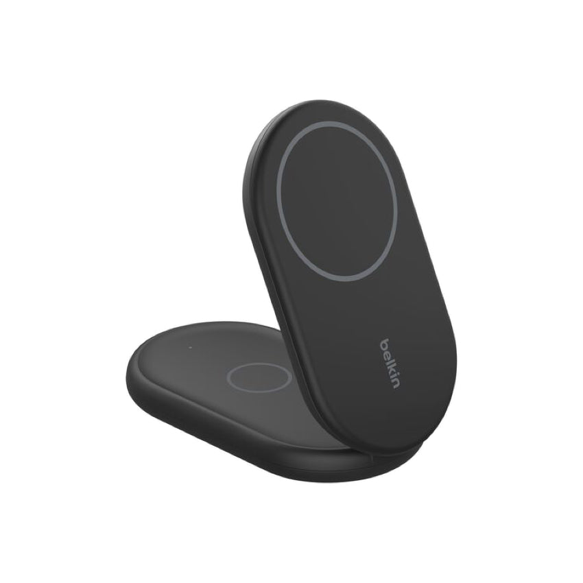 Belkin BoostCharge 2 in 1 Magnetic Wireless Charging Stand Qi2 15W - Black