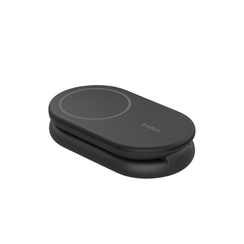 Belkin BoostCharge 2 in 1 Magnetic Wireless Charging Stand Qi2 15W - Black