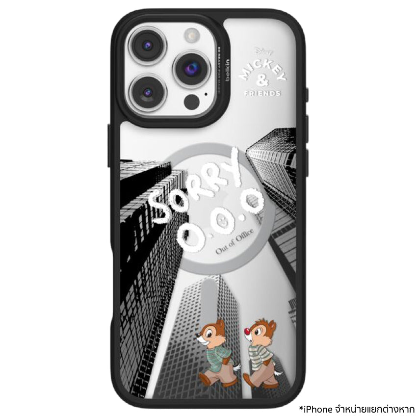 เคสกันกระแทก iPhone 16 Pro Max Belkin Sheerforce ลาย Chip and Dale รองรับ MagSafe
